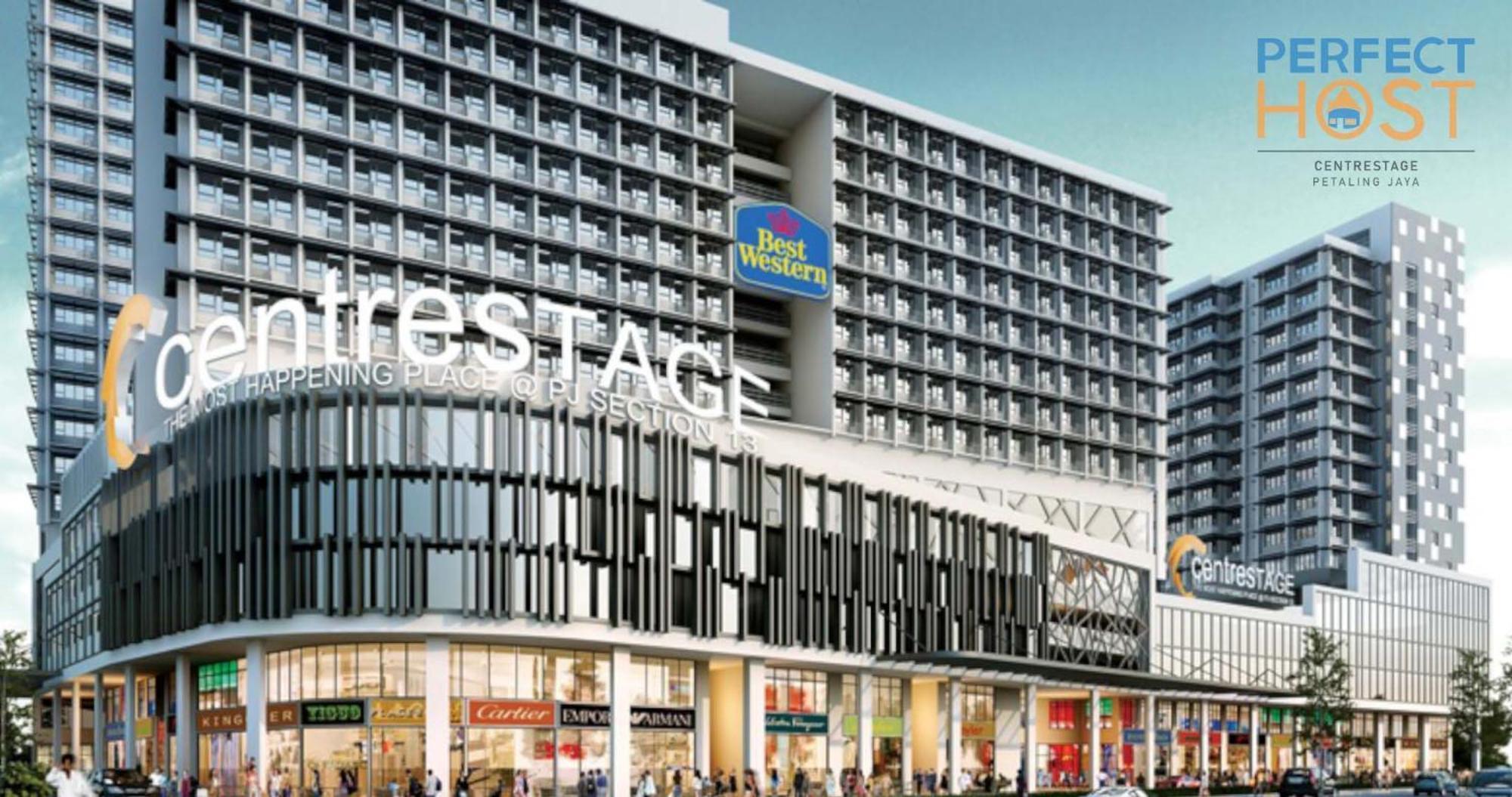 Hotel Centrestage Petaling Jaya By Perfect Host Exterior foto The mall's facade